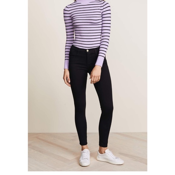 Frame Denim Denim - FRAME Women's Le High Skinny Black Jeans